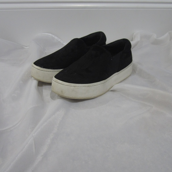 Vince Shoes - Vince 37 7 Warren Suede Platform Slip On Shoes